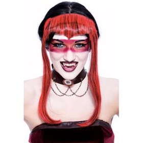 Paper Magic Chelsea Widow Peak Red Adult Costume Wig One Size