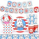 Prime Party PMP-1008-C Max and Ruby Birthday Party Supplies Pack 66 Pieces Serves 8 Guests