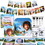Prime Party PMP-1048-C Bob Ross Classic Birthday Party Supplies Pack 66 Pieces Serves 8 Guests