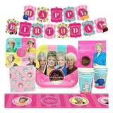 The Golden Girls Birthday Party Supplies Pack, 58 Pieces, Serves 8 Guests