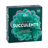 Professor Puzzle PPU-PZG7921-C Peace x Peace: Succulents Pattern Puzzle
