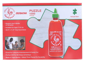 Pacific Retail Group PRG-40-14163-C Sriracha Hot Sauce Bottle Shaped 1000 Piece Jigsaw Puzzle