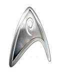Quantum Mechanix QMX-2004-C Star Trek Starfleet Engineering Division Badge Replica With Magentic Clasp