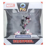 Quantum Mechanix QMX-24324-C Marvel 3.5 Inch Q-Fig Mini Figure X-Force Deadpool Unicorn Selfie