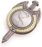 Quantum Mechanix QMX-STR-0131-C Star Trek Mirror Universe Magnetic Insignia Badge Replica