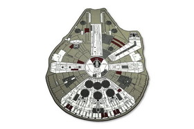 Robe Factory RBF-10680-C Star Wars Millennium Falcon Small Area Rug, 39 X 52 Inches