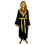 Harry Potter Hufflepuff Hooded Bathrobe for Adults, One Size Fits Most