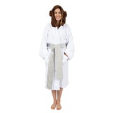 Robe Factory RBF-11723-C Star Wars Princess Leia Unisex Hooded Bathrobe for Adults | One Size Fits Most