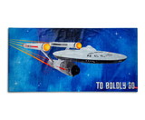 Star Trek "Boldly Go" 60"x30" Beach Towel