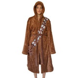 Star Wars Chewbacca Hooded Bathrobe for Men/Women, One Size Fits Most Adults