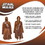 Star Wars Chewbacca Hooded Bathrobe for Men/Women, One Size Fits Most Adults