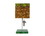 Robe Factory RBF-16093-C Minecraft Grass Block Desk Lamp With Pickaxe 3D Puller | 14 Inches Tall
