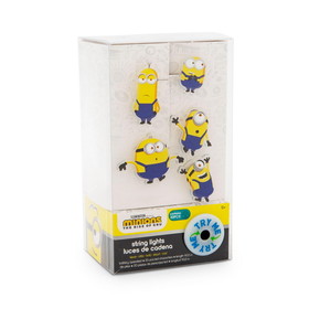 Robe Factory RBF-16207-C Minions 2: The Rise of Gru Multi-Character 90-Inch Indoor Figural String Lights