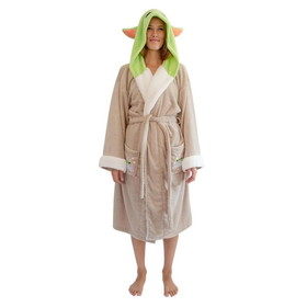 Robe Factory RBF-16386-C Star Wars: The Mandalorian The Child Bathrobe for Women, One Size Fits Most