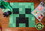 Robe Factory RBF-16423-C Minecraft Creeper Area Rug, Creeper Minecraft Rug, 39-Inch Square Area Rug