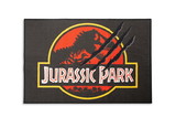Robe Factory RBF-16474-C Jurassic Park Logo Printed Area Rug | 52 x 36 Inches
