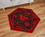 Robe Factory RBF-16489-C Dungeons & Dragons Red D20 Dice Printed Area Rug | 52 x 45 Inches