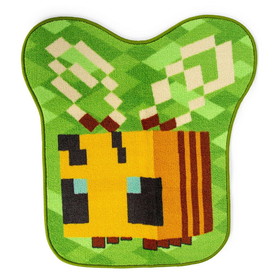 Robe RBF-16594-C Minecraft Honey Bee Accent Rug | 31 x 29 Inches