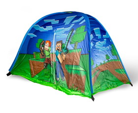 Robe Factory RBF-16691-C Minecraft Indoor Bed Tent Pop-Up Fort
