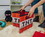Robe Factory RBF-16741-C Minecraft TNT Block Fabric Storage Bin Cube Organizer with Lid | 13 Inches