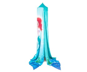 Robe Factory RBF-16762-C Disney The Little Mermaid Ariel Ceiling Bed Canopy | Hanging Curtain Netting