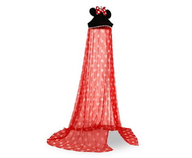 Robe Factory RBF-16763-C Disney Minnie Mouse Ceiling Bed Canopy | Hanging Curtain Netting