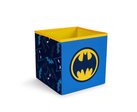 Robe Factory RBF-16780-C DC Comics Batman Logo Storage Bin Cube Organizer | 11 Inches