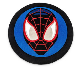 Robe Factory RBF-16938-C Marvel Spider-Man Miles Morales Mask Round Printed Area Rug | 52 Inches