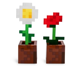 Robe Factory RBF-17114-C Minecraft Daisy and Poppy Flower Pot Mood Lights | Set of 2