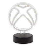 Robe Factory RBF-17125-C Xbox Logo Battery-Powered White Neon Desk Lamp Light | 9 Inches Tall