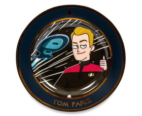 Robe Factory RBF-17209-C Star Trek: Lower Decks Tom Paris Commemorative Souvenir Plate | 8 Inches