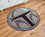 Robe Factory RBF-17230-C Star Wars: The Mandalorian Helmet Round Area Rug | 52 Inches