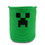 Robe Factory RBF-17533-C Minecraft Green Creeper Woven Cotton Rope Hamper Storage Basket
