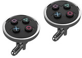 Rubber Road PlayStation Symbols Cufflinks (Black)