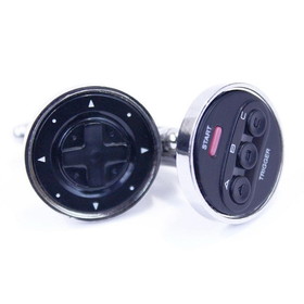 Rubber Road SEGA Genesis Controller Cufflinks Black