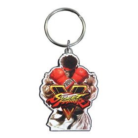 Rubber Road Street Fighter V Ryu Enamel Metal Key Ring