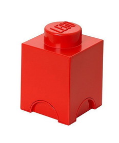 Room Copenhagen RMC-40010630-C LEGO Storage Brick 1, Bright Red