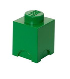 Room Copenhagen RMC-40010634-C LEGO Storage Brick 1, Dark Green