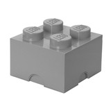 Room Copenhagen RMC-40030640-C LEGO Storage Brick 4, Stone Grey