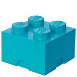 Room Copenhagen RMC-40030643-C LEGO Storage Brick 4, Medium Azur