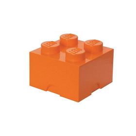 Room Copenhagen LEGO Storage Brick 4, Bright Orange