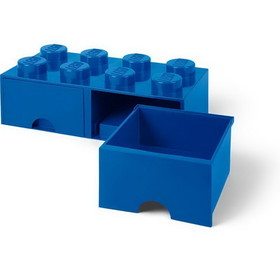 Room Copenhagen RMC-40061731-C Lego Storage Brick 2 Drawer Bright Blue