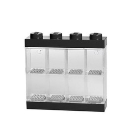 LEGO Minifigure 8 Compartment Display Case, Black