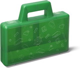 Room Copenhagen RMC-40870003-C LEGO Sorting Box to-Go Travel Case with Organizing Dividers | Green
