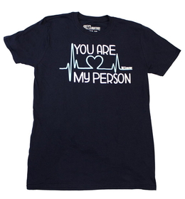 Ripple Junction Grey's Anatomy "You Are My Person" Adult Navy T-Shirt