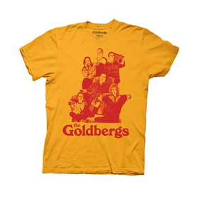 Ripple Junction The Goldbergs Cast Adult Yellow T-Shirt