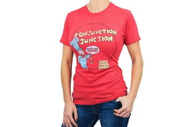 Schoolhouse Rock! "Conjunction Junction" Adult T-Shirt - Red