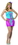 Rasta Imposta Nestle SweeTarts Costume Mini Dress Adult One Size Fits Most