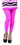 Rasta Imposta Crayola Tickle Me Pink Footless Tights Costume Accessory Adult One Size