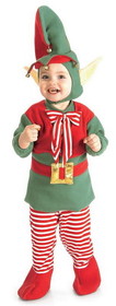 Rubies Santa's Helper Elf Fleece Costume Infant